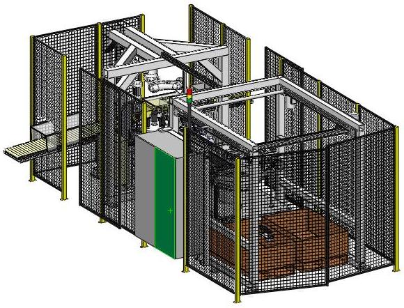 Machine spéciale avec robot poly articulé